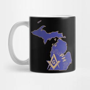 MWPHGLMI - Blue & Gold Mug